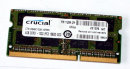4 GB DDR3-RAM 2Rx8 SODIMM PC3-10600S 204-pin Micron MT16JTF51264HZ-1G4M1