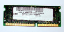 64 MB SO-DIMM 144-pin PC-100  CL3 Hynix HYM71V8M655 AT6-S AA