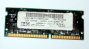 64 MB SO-DIMM 144-pin PC-100 CL2 Toshiba THLY6480H1FG-80L