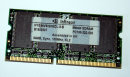 64 MB SO-DIMM 144-pin SD-RAM PC-100 CL2 Infineon HYS64V8220GDL-8-B  HP: F1457B