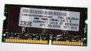 64 MB SO-DIMM 144-pin Laptop-Memory PC-100 CL2 Mitsubishi...