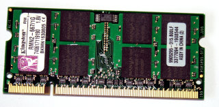 1 GB DDR2 RAM PC2-5300S 200-pin Laptop-Memory Kingston RMN2-667/1G   9905295