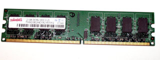 2 GB DDR2-RAM 240-pin PC2-6400U non-ECC CL5   takeMS TMS2GB264D082-805AQ