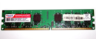 1 GB DDR2-RAM PC2-6400U non-ECC CL5  VDATA M2GVD6G3I4170I1E58