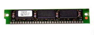 1 MB Simm 30-pin 1Mx9 Parity 70 ns 3.Chip IBM B1A 10900A-70
