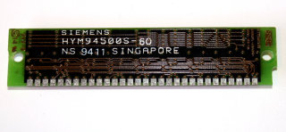 4 MB Simm 30-pin 9-Chip 60 ns 4Mx9  Siemens HYM94500S-60   80286 80386 Amiga