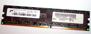 256 MB DDR-RAM 184-pin PC-2100R  CL2.5  Registered-ECC Micron MT18VDDT3272G-265B3