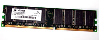 512 MB DDR-RAM 184-pin PC-2700U non-ECC  CL2.5 Infineon HYS64D64320HU-6-C