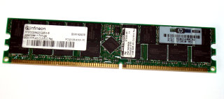 2 GB DDR-RAM 184-pin Registered-ECC PC-3200R  Infineon HYS72D256220GBR-5-B