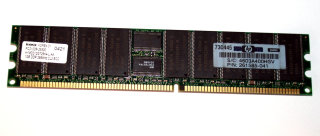 1 GB DDR-RAM PC-2100R Registered-ECC Hynix HYMD212G726K4-L AA  HP #: 261585-041