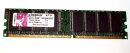256 MB DDR-RAM PC-2700U non-ECC  Kingston...