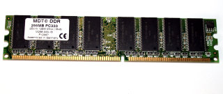 256 MB DDR-RAM 184-pin PC-2700U non-ECC 128M Chip  MDT M256-333-16