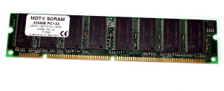 256 MB SD-RAM 168-pin PC-133 non-ECC 2Bank 128M Chip (16x8)  MDT M256-133-16