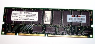 512 MB SD-RAM 168-pin PC-133R Registered-ECC Infineon HYS72V64300GR-7.5-D