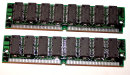 64 MB EDO-RAM (2 x 32 MB) 60 ns doppelseitig mit je 8 Chips 4k-Refresh