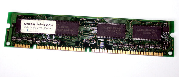 32 MB SD-RAM 168-pin PC-100 non-ECC  Siemens 4V64-04-08-G-PC100-MSV