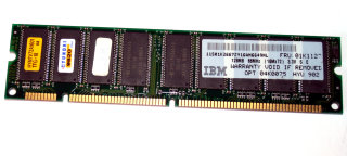 128 MB SD-RAM PC-66 ECC CL2  Hyundai HYM7V72A1601 TFG-10   FRU: 01K1127