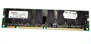 128 MB SD-RAM 168-pin PC-100 non-ECC  CL2 Siemens SIE1664100G07MV-TW-A3B16D