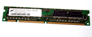 128 MB SD-RAM PC-133U non-ECC 133 MHz  CL3 Micron MT4LSDT1664AY-13ED1