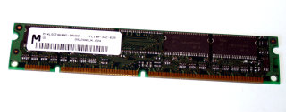 32 MB SD-RAM 168-pin PC-100U non-ECC  CL3 Micron MT4LSDT464AG-10CB2