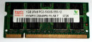 1 GB DDR2 RAM  2Rx8 PC2-5300S 200-pin SO-DIMM   Hynix HYMP512S64CP8-Y5 AB-T