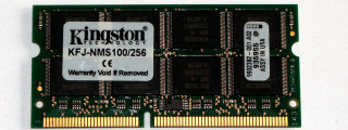 256 MB SO-DIMM PC-100  Kingston KFJ-NMS100/256