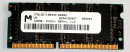 128 MB SO-DIMM 144-pin SD-RAM  PC-66  CL2  Micron...