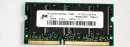 256 MB 144-pin SO-DIMM PC-133 SD-RAM CL3  Micron...