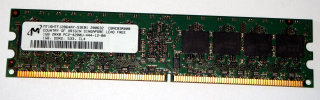 1 GB DDR2-RAM 240-pin 2Rx8 PC2-4200U non-ECC  Micron MT16HTF12864AY-53EB1