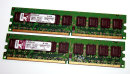2 GB DDR2-RAM-Kit (2x 1GB) 240-pin PC2-5300E ECC-Memory...