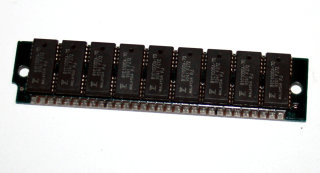 1 MB Simm 30-pin 70 ns 9-Chip  1Mx9  Fujitsu MB85235A-70