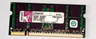 1 GB DDR2 RAM 200-pin SO-DIMM PC2-5300S Laptop-Memory  Kingston KVR667D2S5/1G    99..5295