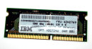 32 MB SO-DIMM 144-pin EDO 60 ns  3.3V   Samsung KMM466F404AS1-L6M3