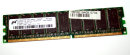 512 MB DDR-RAM 184-pin PC-3200 ECC-Memory  CL3 Micron MT18VDDT6472AG-40BC4