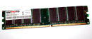 1 GB DDR-RAM 184-pin PC-3200U non-ECC CL2.5  extrememory...