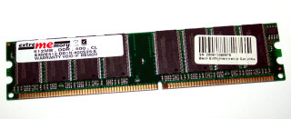 512 MB DDR-RAM  PC-3200U non-ECC CL2.5  extrememory EXME512-DD1N-400S25-E