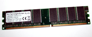 1 GB DDR-RAM PC-3200U non-ECC   PNY 64A0TPDXA8G16