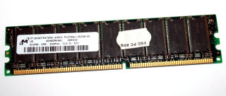 512 MB DDR-RAM 184-pin PC-2700E  CL2.5 ECC-Memory  Micron MT18VDDT6472AG-335C4