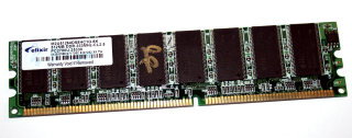 512 MB DDR-RAM PC-2700U non-ECC DDR-333MHz-CL2.5  Elixir M2U51264DS8HC1G-6K