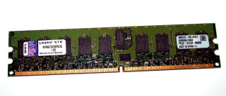 2 GB DDR2-RAM Registered-ECC PC2-5300P CL5  Kingston KVR667D2D8P5/2G