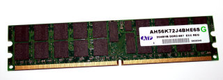 2 GB DDR2-RAM Registered-ECC PC2-5300 Server-Memory  ATP AH56K72J4BHE6S
