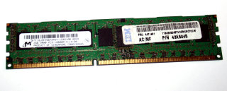 2 GB DDR3-RAM Registered ECC 2Rx8 PC3-10600R Micron MT18JSF25672PDY-1G4D1AB