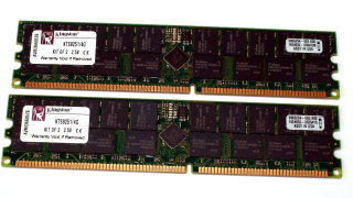 4 GB DDR-RAM-Kit PC-2700R Registered-ECC Kingston KTS9251/4G für Sun/Oracle - Fire V20z