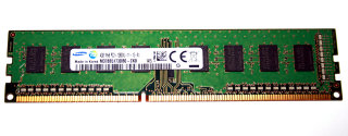 4 GB DDR3-RAM 240-pin 1Rx8 PC3-12800U non-ECC CL11 Samsung M378B5173DB0-CK0