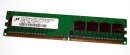 512 MB DDR2-RAM 1Rx8 PC2-3200U non-ECC Micron...