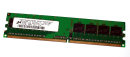 512 MB DDR2-RAM 240-pin 1Rx8 PC2-5300U non-ECC  Micron MT8HTF6464AY-667B3