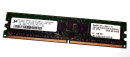 1 GB DDR2-RAM Registered ECC 1Rx4 PC2-5300P Micron MT18HTF12872PY-667D2