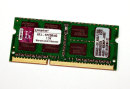 4 GB DDR3-RAM PC3-10600S 204-pin Laptop-Memory Kingston...