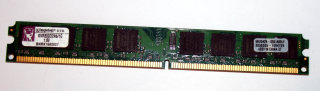 1 GB DDR2-RAM PC2-6400U non-ECC  Kingston KVR800D2N6/1G  99U5429  double-sided Module