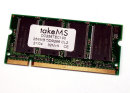 256 MB DDR-RAM 200-pin SO-DIMM PC-2100S CL2  takeMS...
